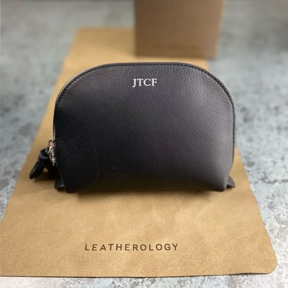 Leatherology Medium Clamshell Makeup Bag